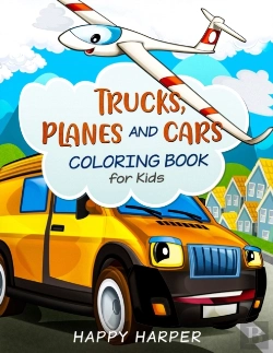 Bertrand.pt - Trucks, Planes And Cars Coloring Book