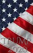 Trump  2020 -American Flag Writing Journal