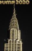 Trump-2020  Iconic Chrysler Building Sir Michael  Writing Drawing Journal.