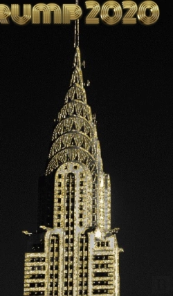 Bertrand.pt - Trump-2020  Iconic Chrysler Building Sir Michael  Writing Drawing Journal.