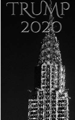 Bertrand.pt - Trump 2020  Iconic Chrysler Building Writing Drawing Journal