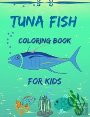Tuna Fish Coloring Book For Kids