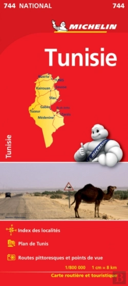 Bertrand.pt - Tunisia - Michelin National Map 744