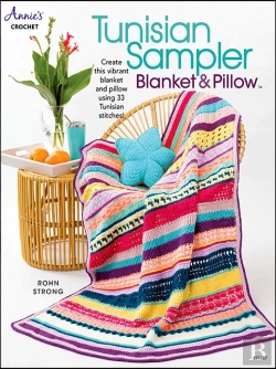 Bertrand.pt - Tunisian Sampler Blanket & Pillow