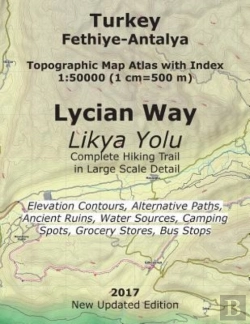 Bertrand.pt - Turkey Fethiye-Antalya Topographic Map Atlas With Index 1