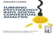 Turning Psychology Into Social Contextual Analysis