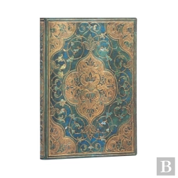 Bertrand.pt - Turquoise Chronicles Midi Unlined Journal