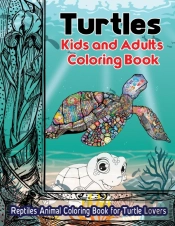 Turtles Kids And Adults Coloring Book