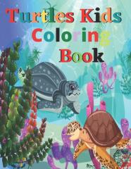 Turtles Kids Coloring Book