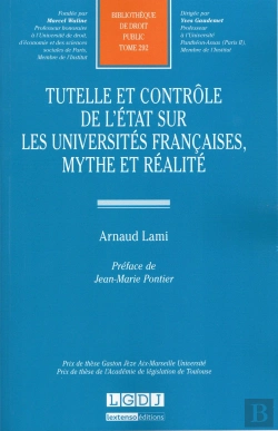 Bertrand.pt - Tutelle Et Contrôle De L'Etat Sur Les Universités Françaises, Mythe Et Réalité