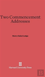 Two Commencement Addresses