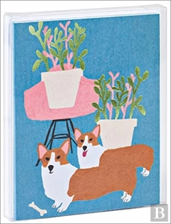 Bertrand.pt - Two Corgis Notecard Set