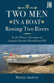Two Men In A Boat Rowing Two Rivers