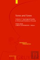 Typological Studies In Word And Sentence Prosody