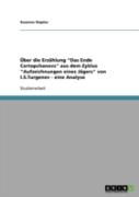 Uber Die Erzahlung ''Das Ende Certopchanovs'' Aus Dem Zyklus ''Aufzeichnungen Eines Jagers'' Von I.S.Turgenev - Eine Analyse