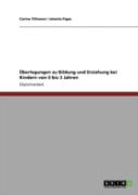 Uberlegungen Zu Bildung Und Erziehung Bei Kindern Von 0 Bis 3 Jahren