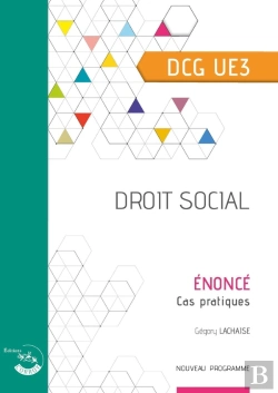 Bertrand.pt - Ue 3 : Droit Social ; Dcg ; Énoncé (Édition 2025)