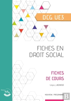 Bertrand.pt - Ue 3 : Droit Social ; Dcg ; Fiches De Cours
