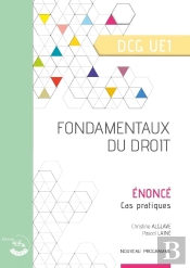 Ue1 : Fondamentaux Du Droit ; Dcg ; Énoncé (Édition 2024)