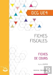 Ue4 : Fiches Fiscales ; Dcg (Édition 2024)