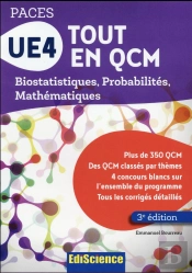 Ue4 Tout En Qcm - Paces - 3e Ed. - Biostatistiques, Probabilites, Mathematiques
