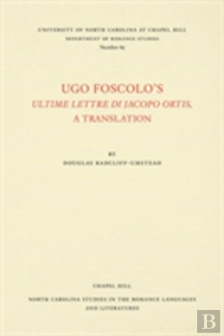Bertrand.pt - Ugo Foscolo'S Ultime Lettere Di Jacopo Ortis