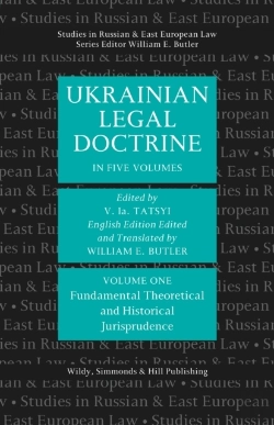 Bertrand.pt - Ukrainian Legal Doctrine Volume 1: Fundamental, Theoretical And Historical Jurisprudence