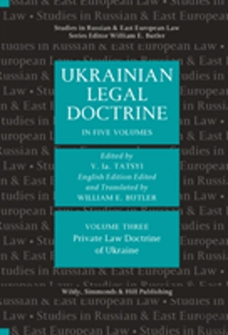 Bertrand.pt - Ukrainian Legal Doctrine Volume 3: Private Law Doctrine Of Ukraine