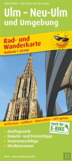 Bertrand.pt - Ulm - Neu-Ulm And Surroundings, Cycling And Hiking Map 1:50,000