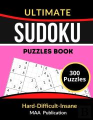 Ultimate Sudoku Puzzles Book Hard-Difficult-Insane
