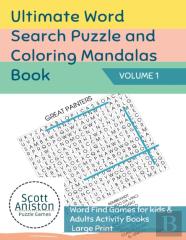 Ultimate Word Search Puzzle And Coloring Mandalas Book