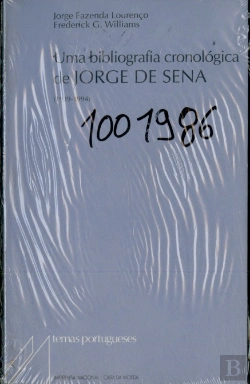 Bertrand.pt - Uma Bibliografia Cronológica de Jorge de Sena
