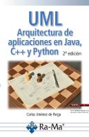 Uml Arquitectura De Aplicaciones En Java C Y Python 2'Ed