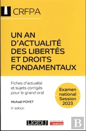 Un An D'Actualite Des Libertes Fondamentales, 5eme Edition