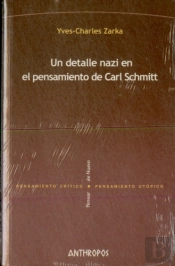 Un Detalle Nazi En El Pensamiento Carl Schmit