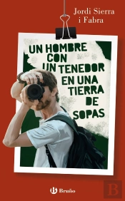Un Hombre Con Un Tenedor En Una Tierra De Sopas