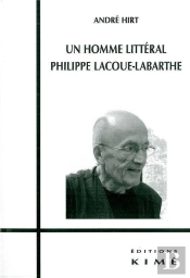 Un Homme Litteral,Philippe Lacoue-Labarthe