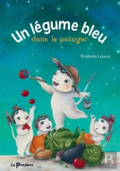 Un Légume Bleu Dans Le Potager