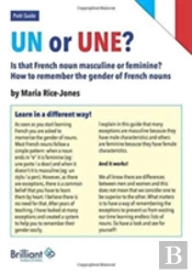 Un Or Une? Is This French Word Masculine Or Feminine?