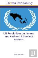 Un Resolutions On Jammu And Kashmir