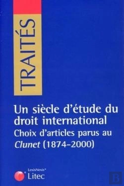 Bertrand.pt - Un Siecle D Etude Du Droit International