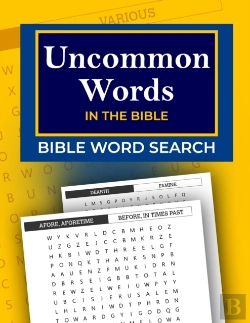 Bertrand.pt - Uncommon Words In The Bible - Bible Word Search