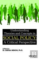 Understanding Theories And Concepts In Social Policy