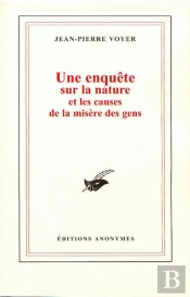 Une Enquête Sur La Nature Et Les Causes De La Misère Des Gens