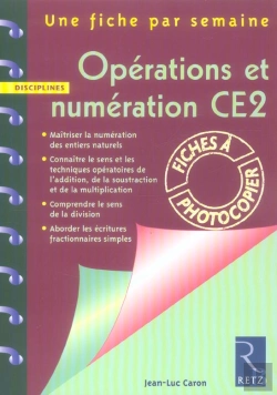 Bertrand.pt - Une Fiche Par Semaine; Operations Et Numération ; Ce2 ; Fiches À Photocopier