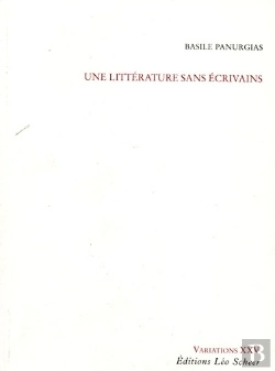 Bertrand.pt - Une Littérature Sans Écrivains