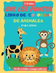 Une Los Puntos Animales Libro De Colorear Para Ninos 4-8 Anos