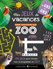 Une Saison Au Zoo ; Mes Jeux De Vacances ; Du Ce1 Au Ce2