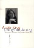 Une Syllabe De Sang