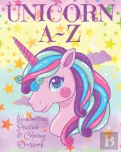 Unicorn A Z Handwriting Practice & Coloring Workbook